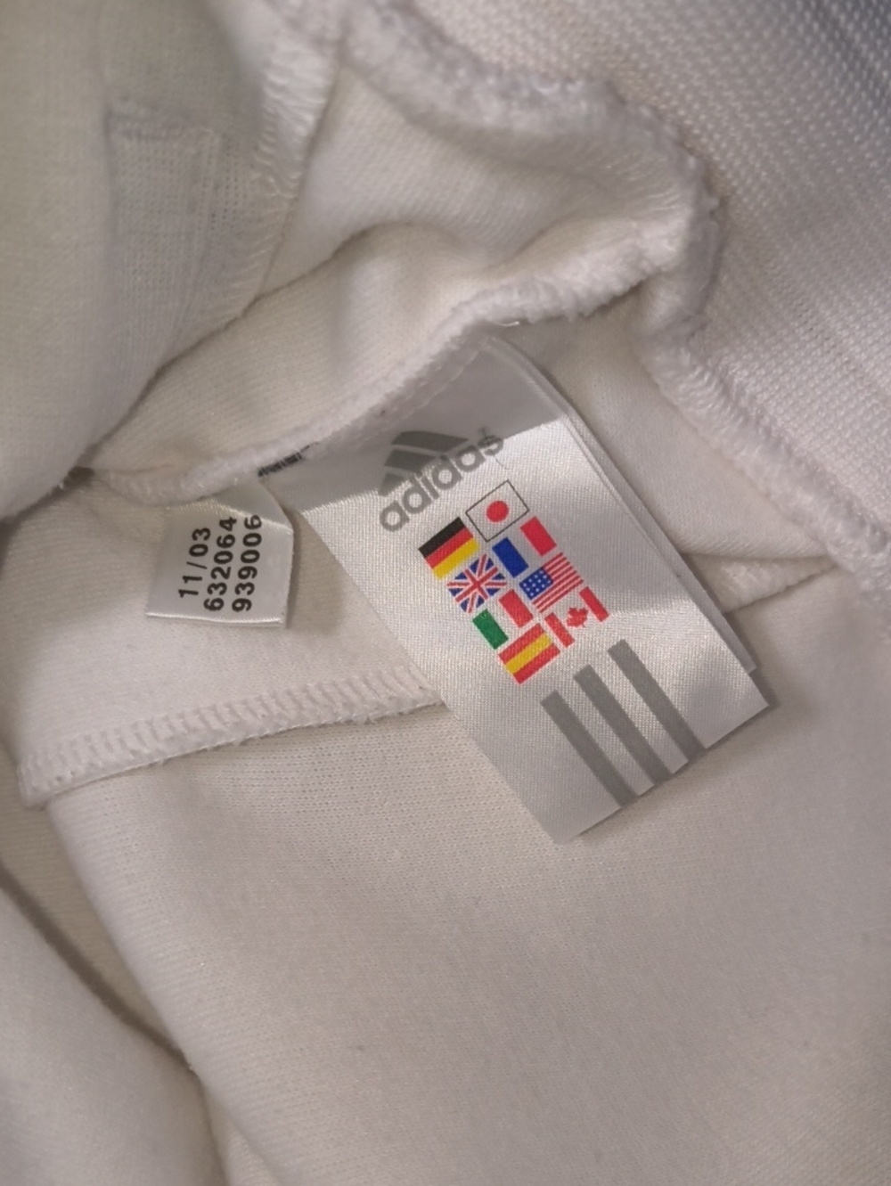 Vtg Adidas Team USA Track Jacket Full Zip Striped Pocket Athletic White+ Joggers - Picture 16 of 16